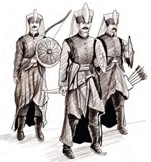Yeniçeri askerleri (temsilî)