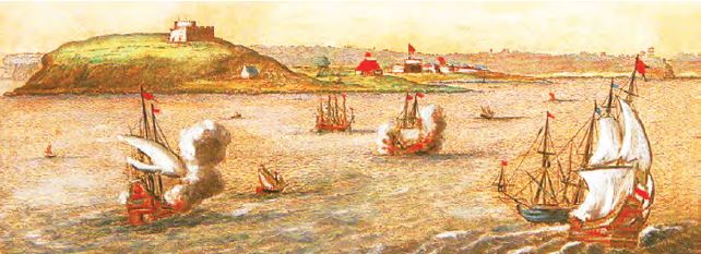 Batı Akdeniz'de bir deniz savaşı (Temsilî)